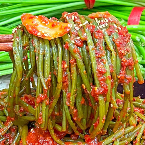 제철 햇 고구마줄기 김치 